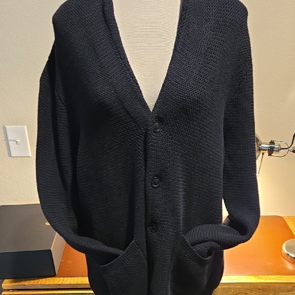 Life After Denim Black Cardigan - Picture 3 of 10
